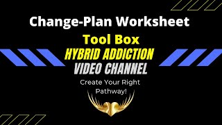 Change Plan Worksheet Hybrid Addiction Tool Box