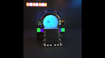 Build A Time Machine Portal In Blender 3d! #short