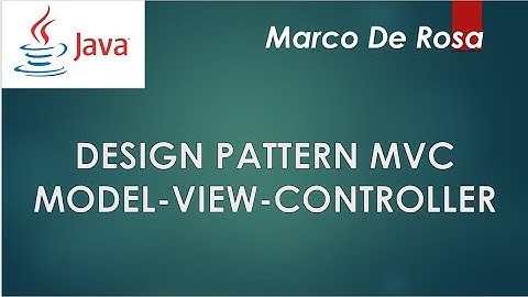 Design-Pattern MVC (Model-View-Controller)