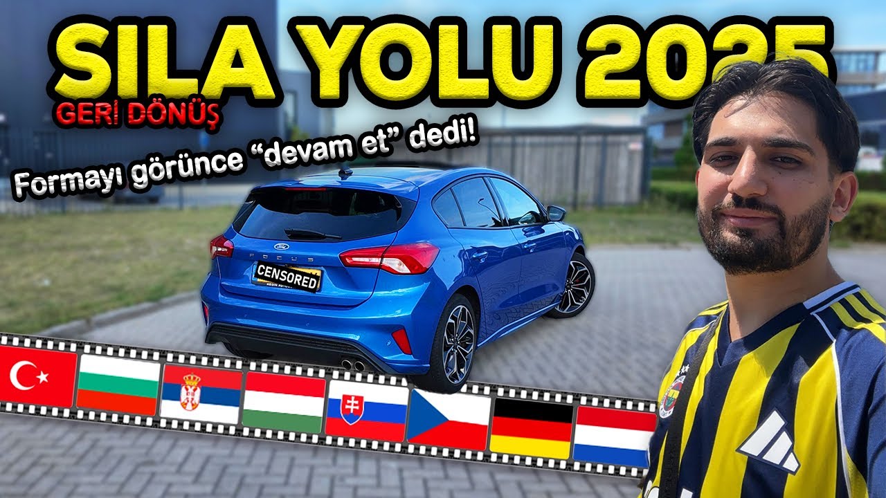 Sıla Yolu dönüş 2025 | Türkiye’den Hollanda’ya | Macaristan Sınırında İlginç Anlar 🚗