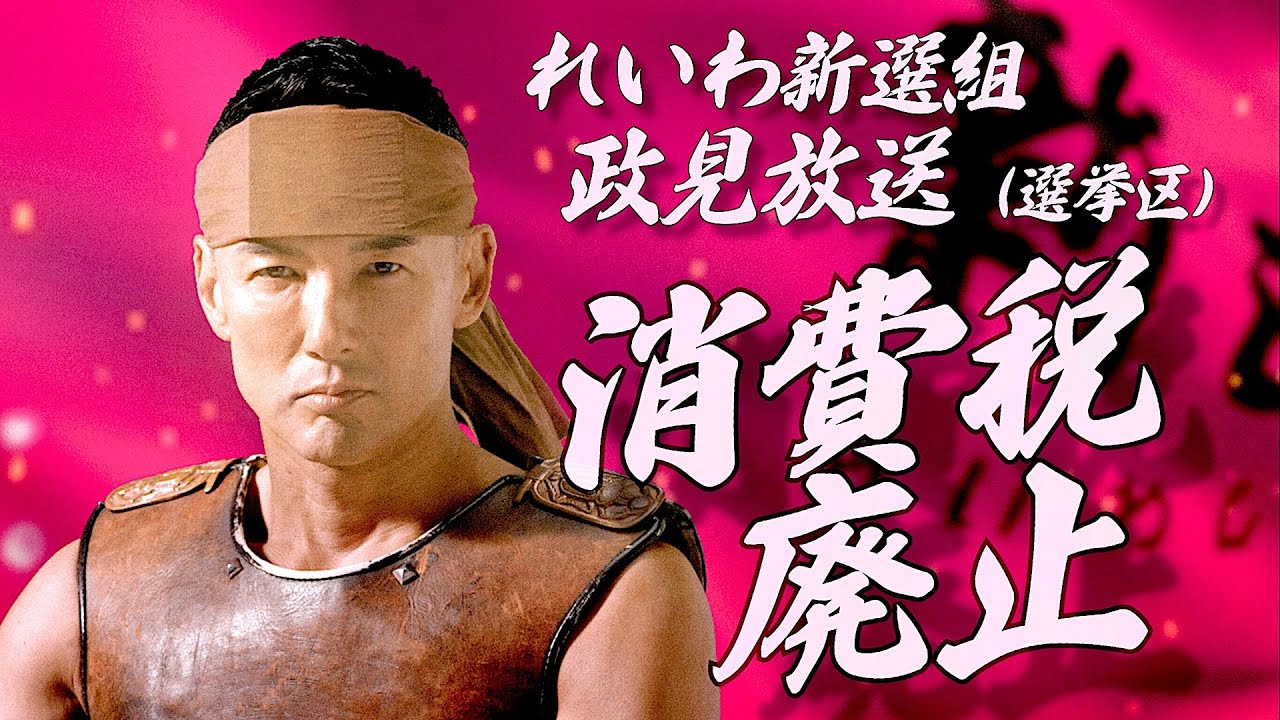 【参院選2025】れいわ新選組 政見放送（選挙区）