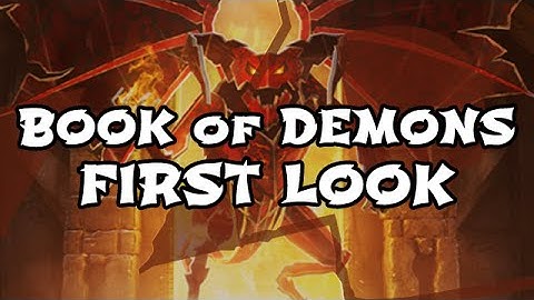 BOOK of DEMONS 1st Look - Papercraft Diablo! [ARPG Dungeon Crawler Gameplay]