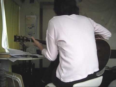 あまり行かない喫茶店で 弾き語り ☆☆ -never young beach-