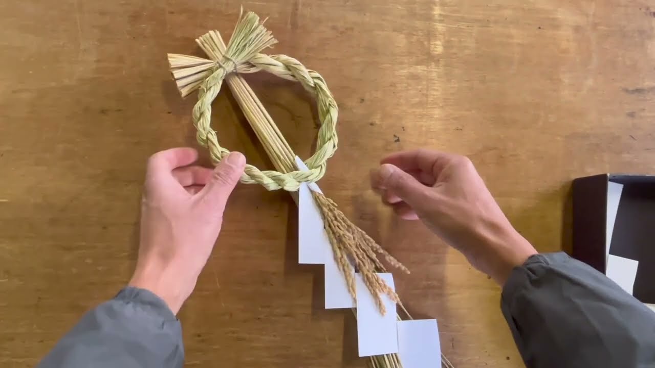 作りたくなる製作風景ダイジェスト版。正月飾り（しめ縄飾り） - YouTube