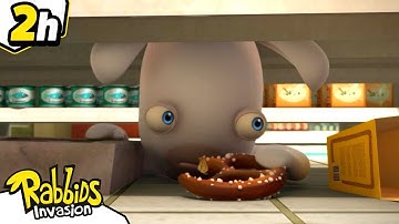 Big Compilation 2H Hide Rabbids! | RABBIDS INVASION | New episodes | Cartoon for Kids
