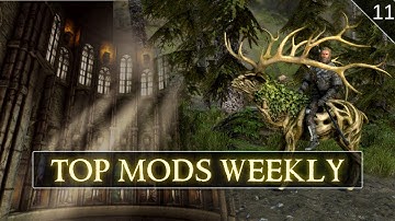 Top Mods Weekly: NEW Animations, Landmarks, Immersion and MORE! (Skyrim XBOX Mods)