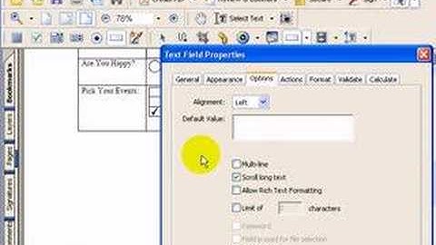 How To Build PDF Forms In Adobe Acrobat 9 of 14