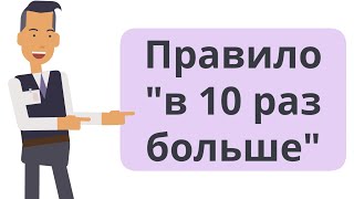 Правило в 10 раз больше Грант Кардон