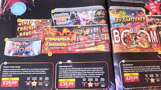 Aldi Supermarket Fireworks Leaflet 2025