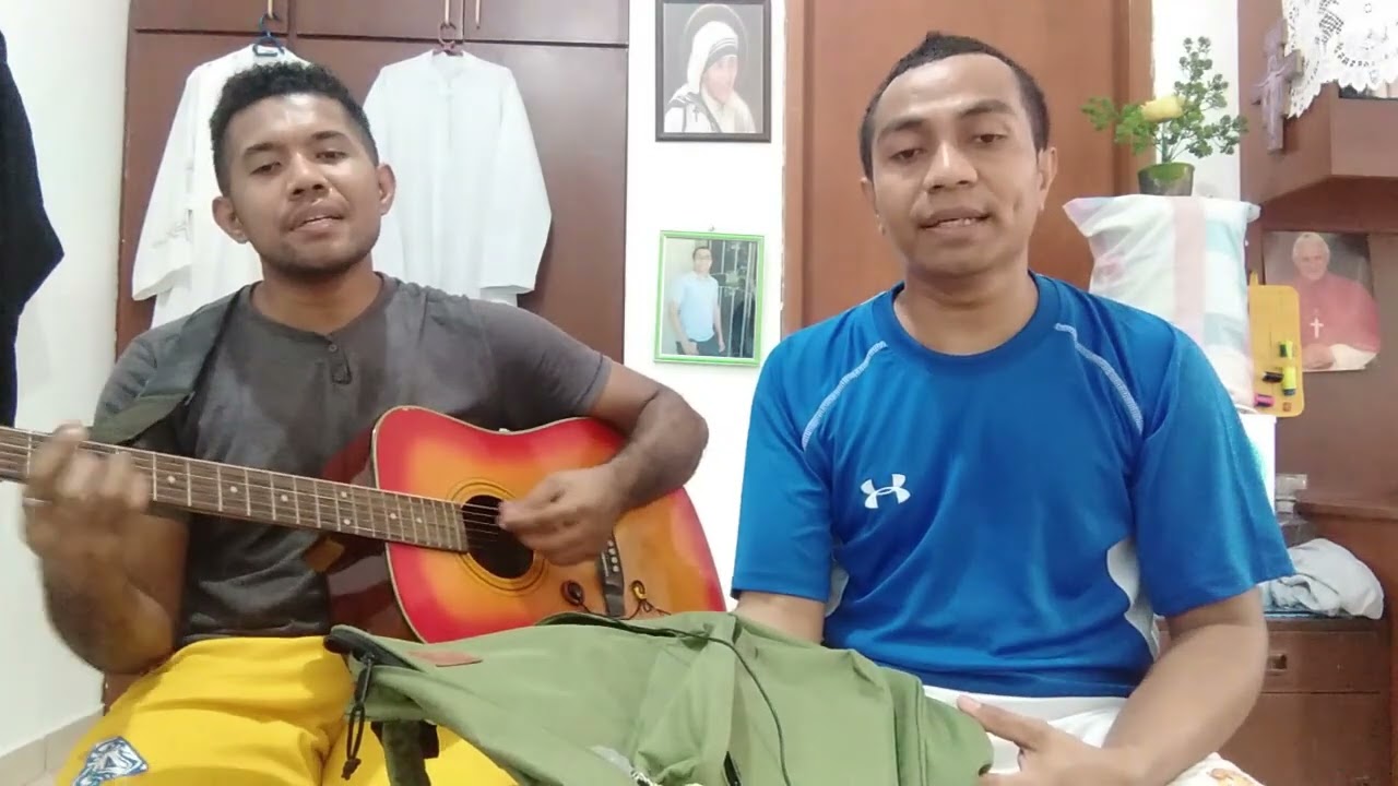 Latih lagu baru. O Tuhan, Kau yang Memanggilku. Cipt. Pater Aryo, RCJ