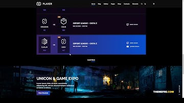 Shiraishi - Gaming and eSports WordPress esports game