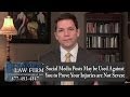 Orlando Personal Injury Attorney - How Can Social Media Affect Your Personal Injury Case?