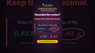 Accuracy or Rounding Error: Losing the Final Mark | Cambridge IGCSE Chemistry 0620