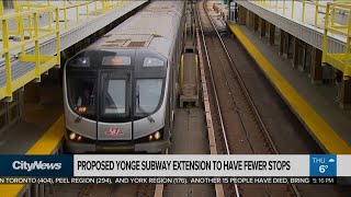 Ontario scaling back Yonge subway extension