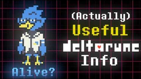 Actually Useful Deltarune Information Before Chapter 3