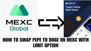 How to swap pepe to Doge on Mexc exchange screenshot 2