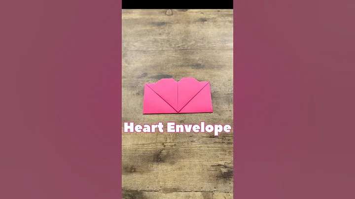 EASY ORIGAMI HEART ENVELOPE FOR VALENTINES DAY TUTORIAL | HOW TO MAKE PAPER ENVELOPE STEP BY STEP