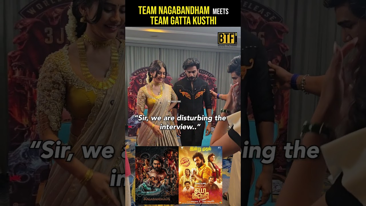 Aishwarya Lekshmi & Vishnu Vishal Candid Moments | Nagabandham Kerala Event