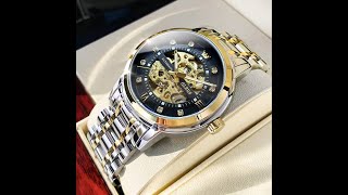 OLEVS 9901 Black Dial Watch || Watch Style || Bangla Watch Tutorial ||