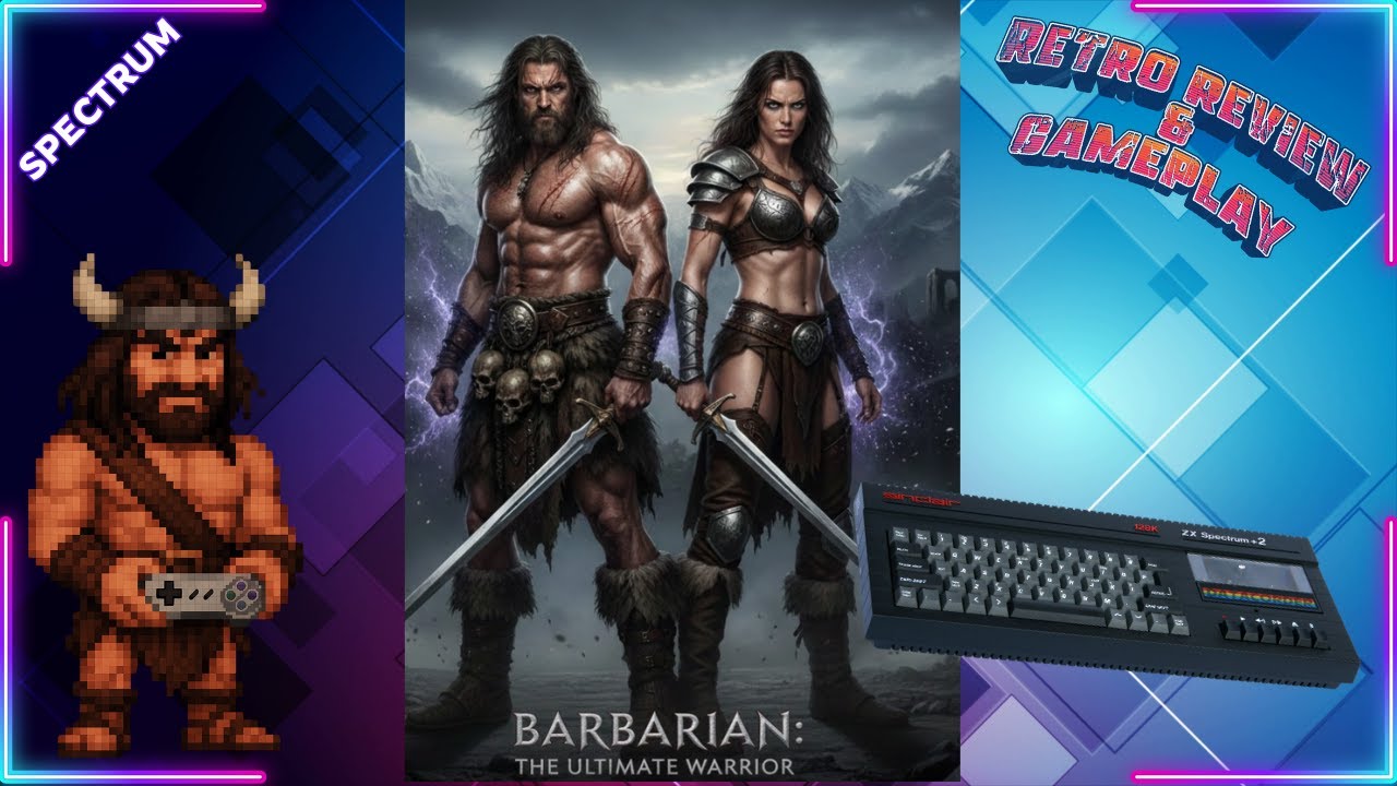 Barbarian: The Ultimate Warrior on ZX Spectrum – Brutal 80s