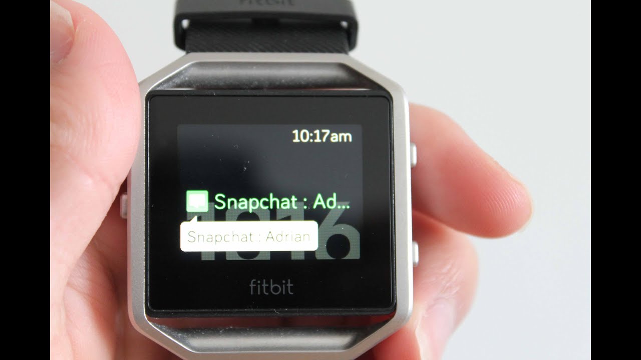 fitbit blaze whatsapp notifications