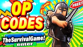 ALL *NEW* SECRET OP WORKING CODES! 🌴Roblox Survivor🌴 