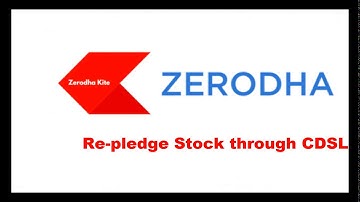 Zerdha Re-pledge share for collateral margin as per new SEBI rules