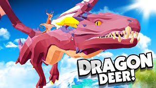 Destroying the City With A DRAGON In Deeeer Simulator Gameplay screenshot 2