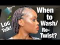 WHEN TO RETWIST/ WASH STARTER LOCS | DaeLocs