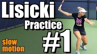 Sabine Lisicki in Super Slow Motion | Forehand #1 | Western & Southern Open 2014