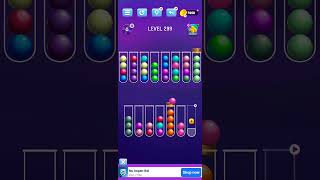 Ball sort puzzle game level 299