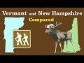 Vermont and New Hampshire Compared