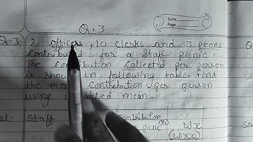 Std 11 Statistics Ch-3 Measure of Central Tendency Explanation Ex. 3.2