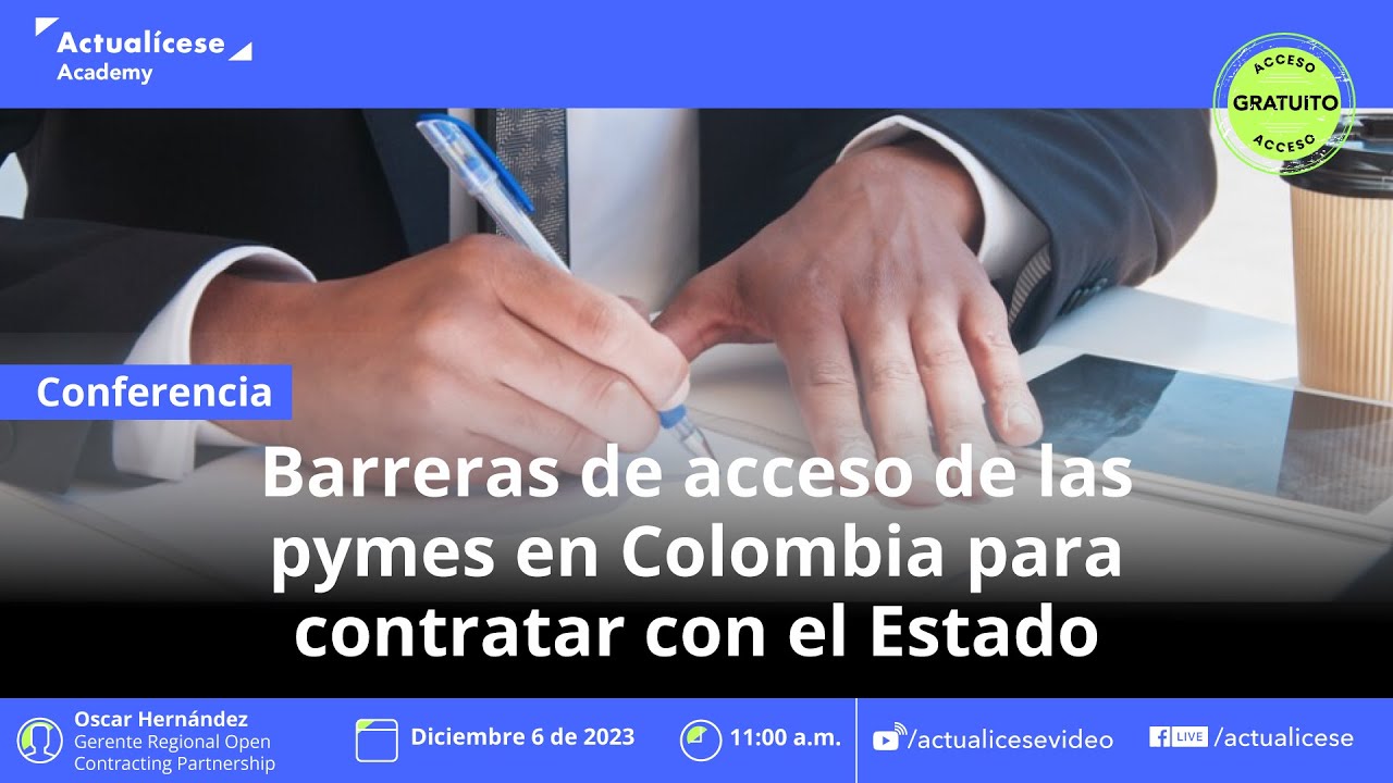 Barreras de acceso de las pymes en Colombia para contratar con el ...