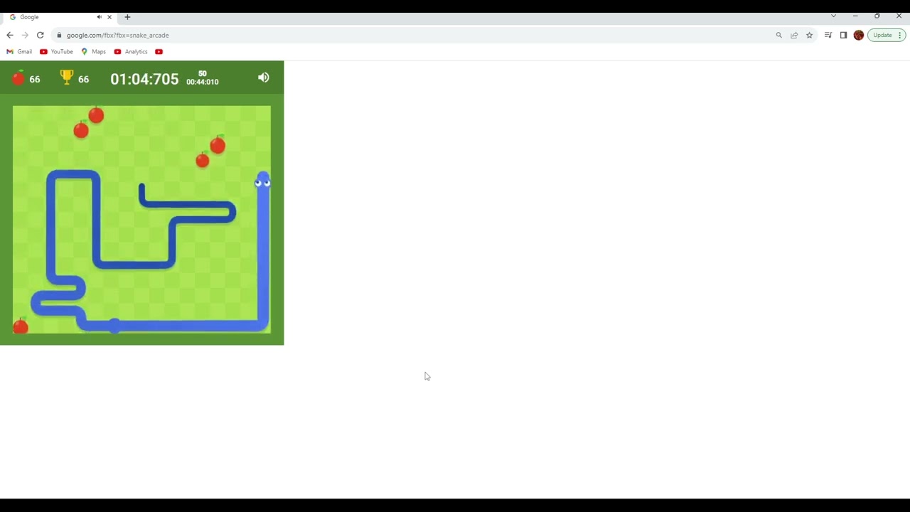 Google Snake - Speedrun