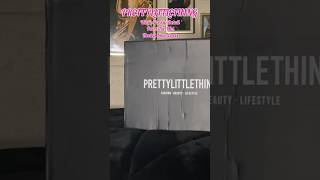 PRETTYLITTLETHING Black PU Zip Detail Point Toe Mid Heeled Knee Boots Unboxing #classofplt #fashion