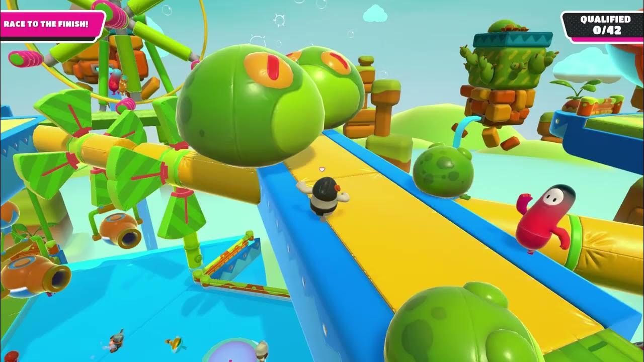 How to do Every Shortcut In Tree Top Tumble Fall Guys Walkthrough