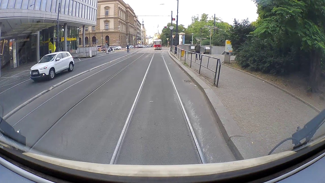 Projížďka s tramvajovou linkou 24 | Timelapse 