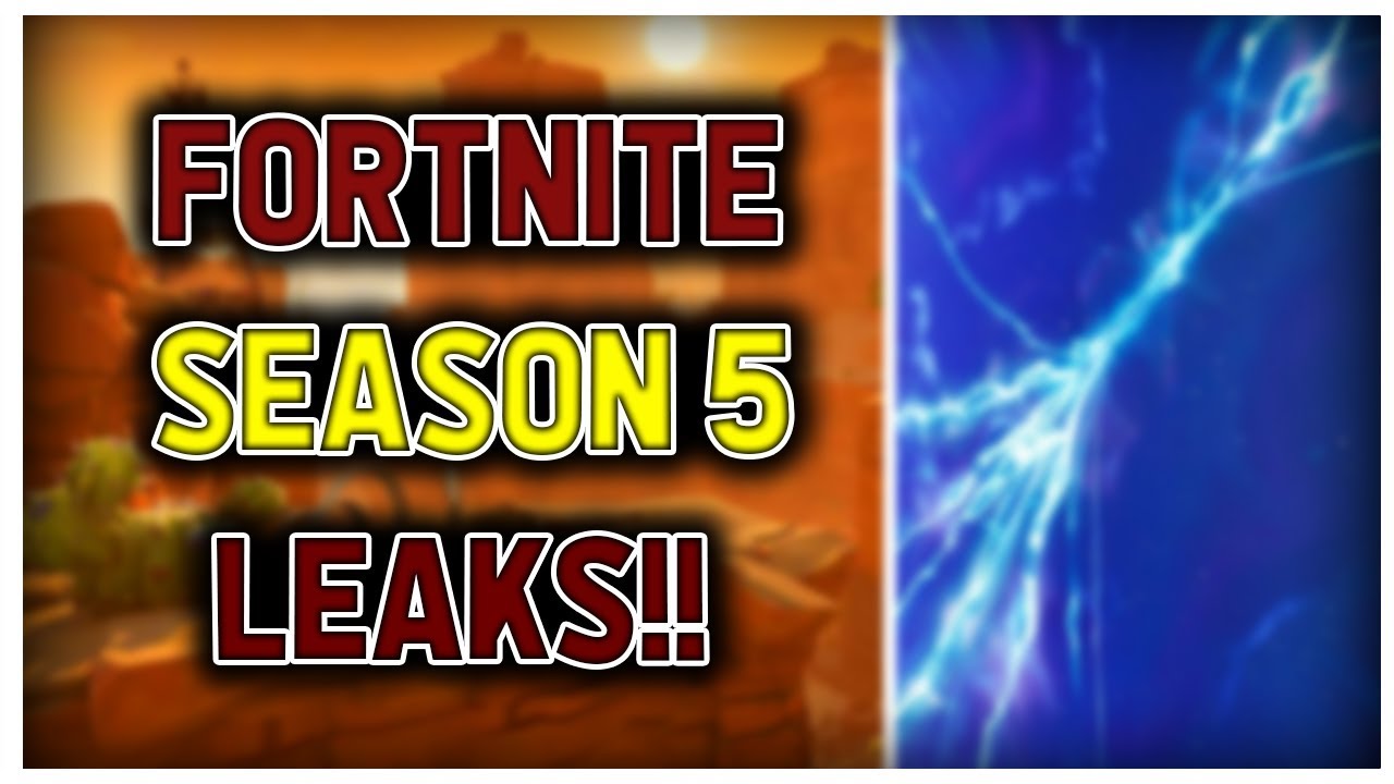 FORTNITE SEASON 5 LEAKS!!! (not clickbait) (season 5 new ...