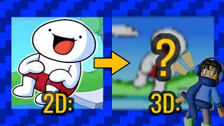 How I made TheOdd1sOut in 3D!