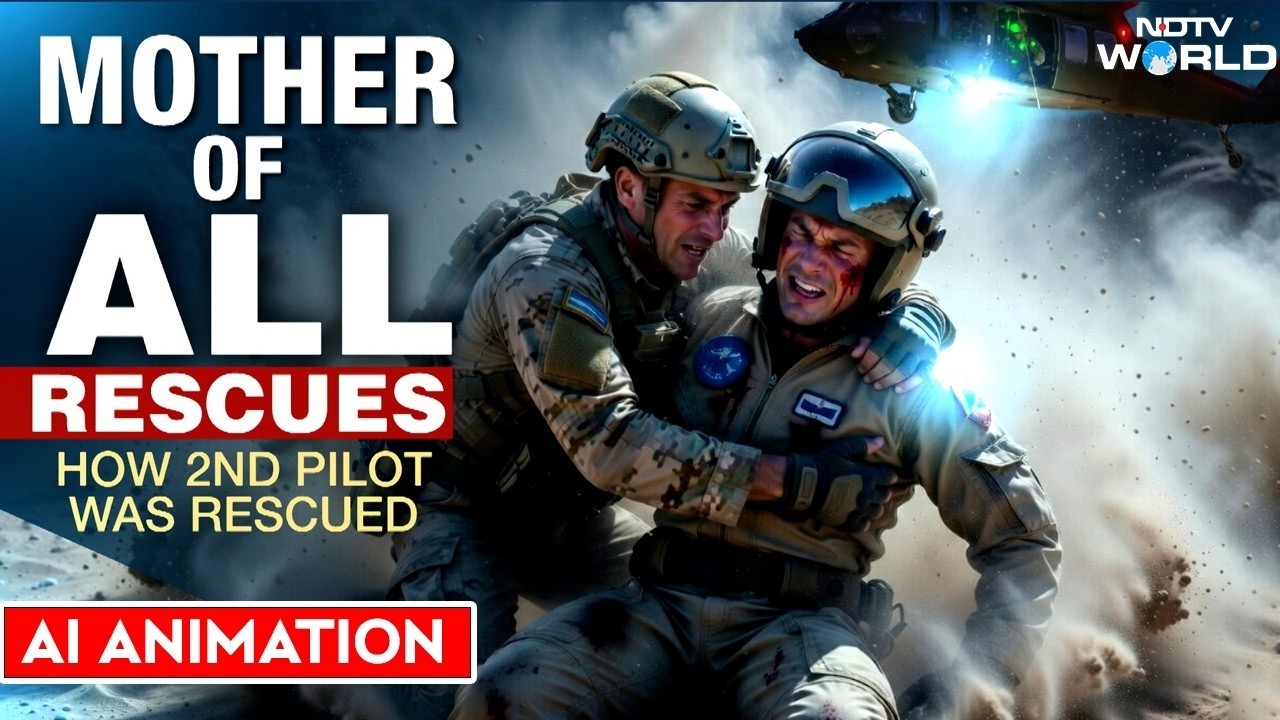 US Pilot Rescue Video | Inside US 'Daring' Rescue Deep In Iran - AI ...