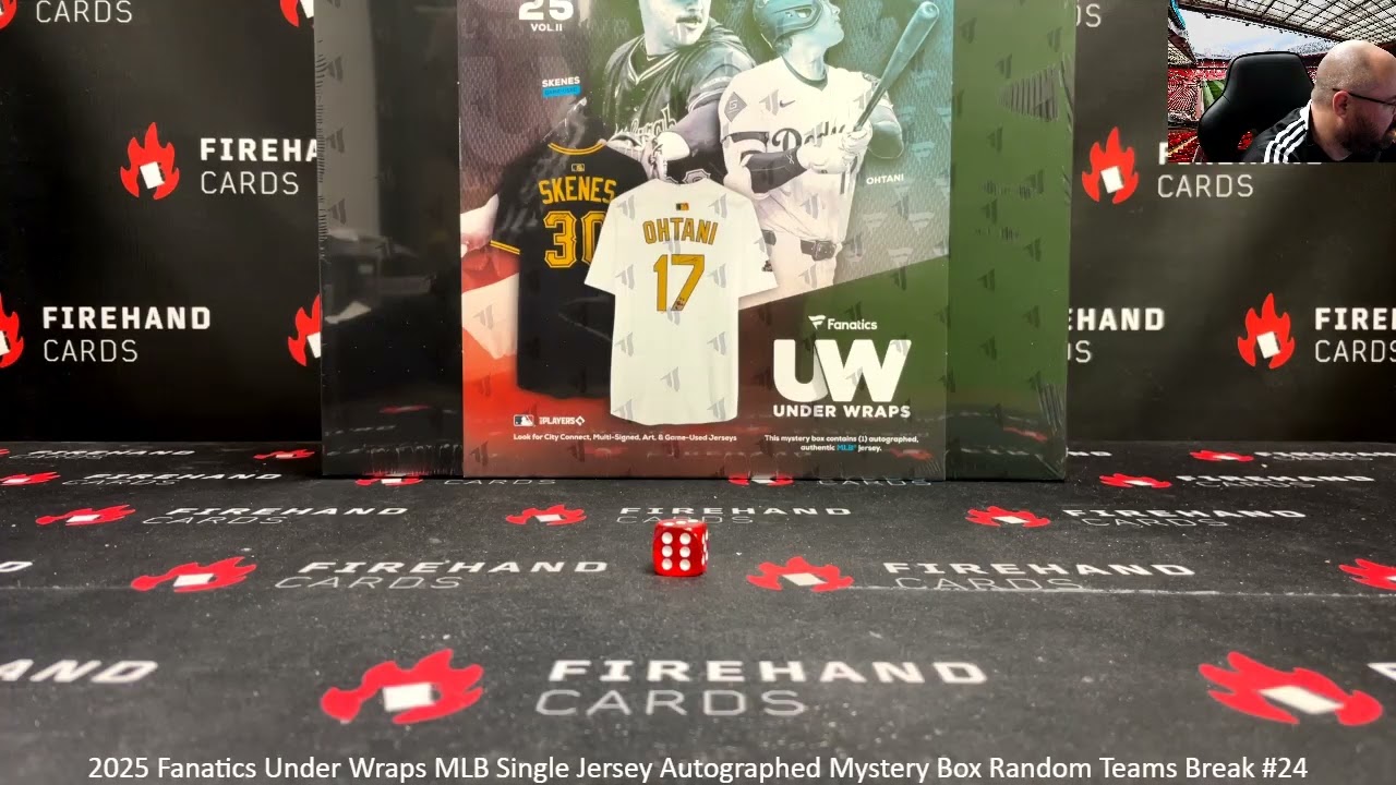 12.10.25 2025 Fanatics Under Wraps MLB Single Jersey Autographed Mystery Box Random Teams Break #24