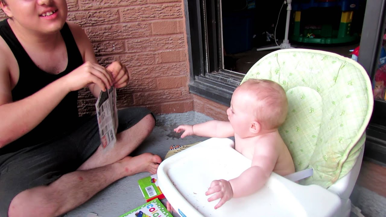 Baby Laughing at Paper Ripping. '12 YouTube
