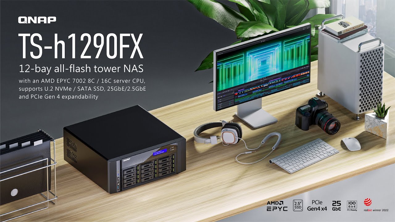 naaaページ TS-h1290FX all-flash tower NAS with AMD EPYC 7002