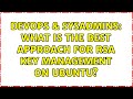 Top 2 Methods for Secure RSA Key Management on Ubuntu 🔑