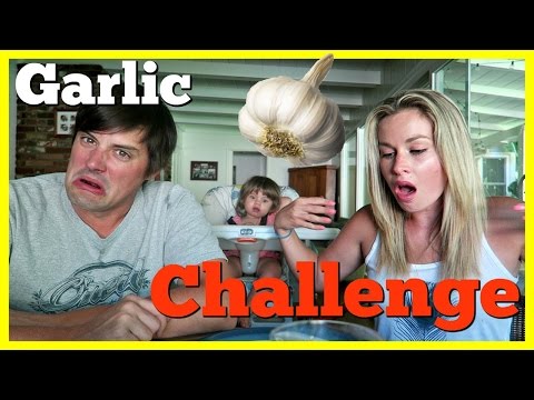 THE GARLIC CHALLENGE - Top Husband Vs Wife Challenges