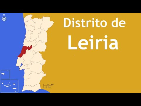 Distrito de Leiria - os 16 Concelhos
