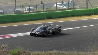 Pagani Huayra R sound on a racetrack ! Insane V12
