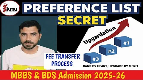 MBBS & BDS College Preference List Secret: Rank by Merit | Upgradation Strategy 2025