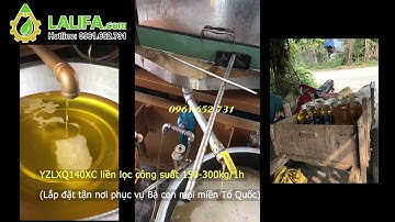 Tại sao nên mua Máy ép dầu lọc liền máy Guangxin 𝐘𝐙𝐋𝐗𝐐𝟏𝟒𝟎𝐗𝐂?